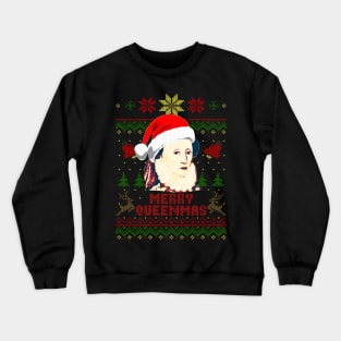 Queen Elizabeth Merry Queenmas Crewneck Sweatshirt